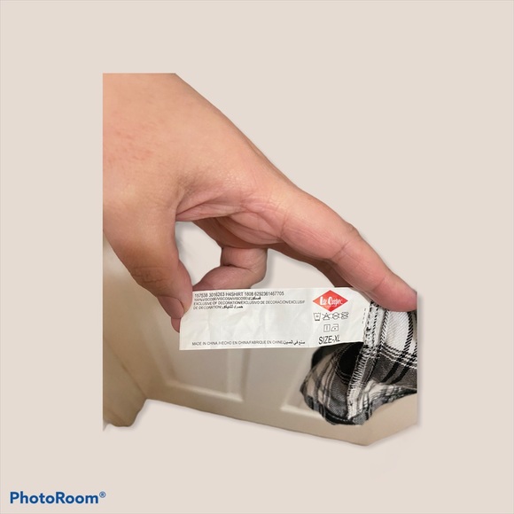 Lee cooper plaided blouse cotton - Picture 4 of 5